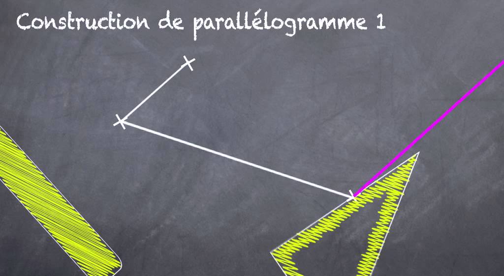 Parallélogramme, le construire avec les parallèles (5eme) YouTube
