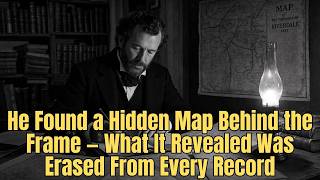 He Found a Hidden Map Behind the Frame — What It Revealed Was Erased From Every Record