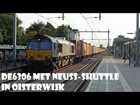 Crossrail DE6306 met neuss-shuttle komt door Oisterwijk