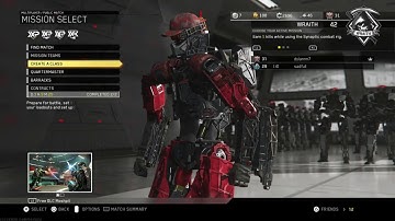 COD: IW Combat Record and Custom Classes