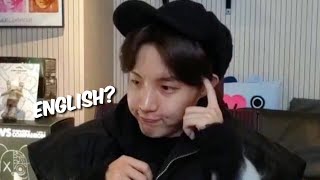 JHope English moments you haven't noticed
