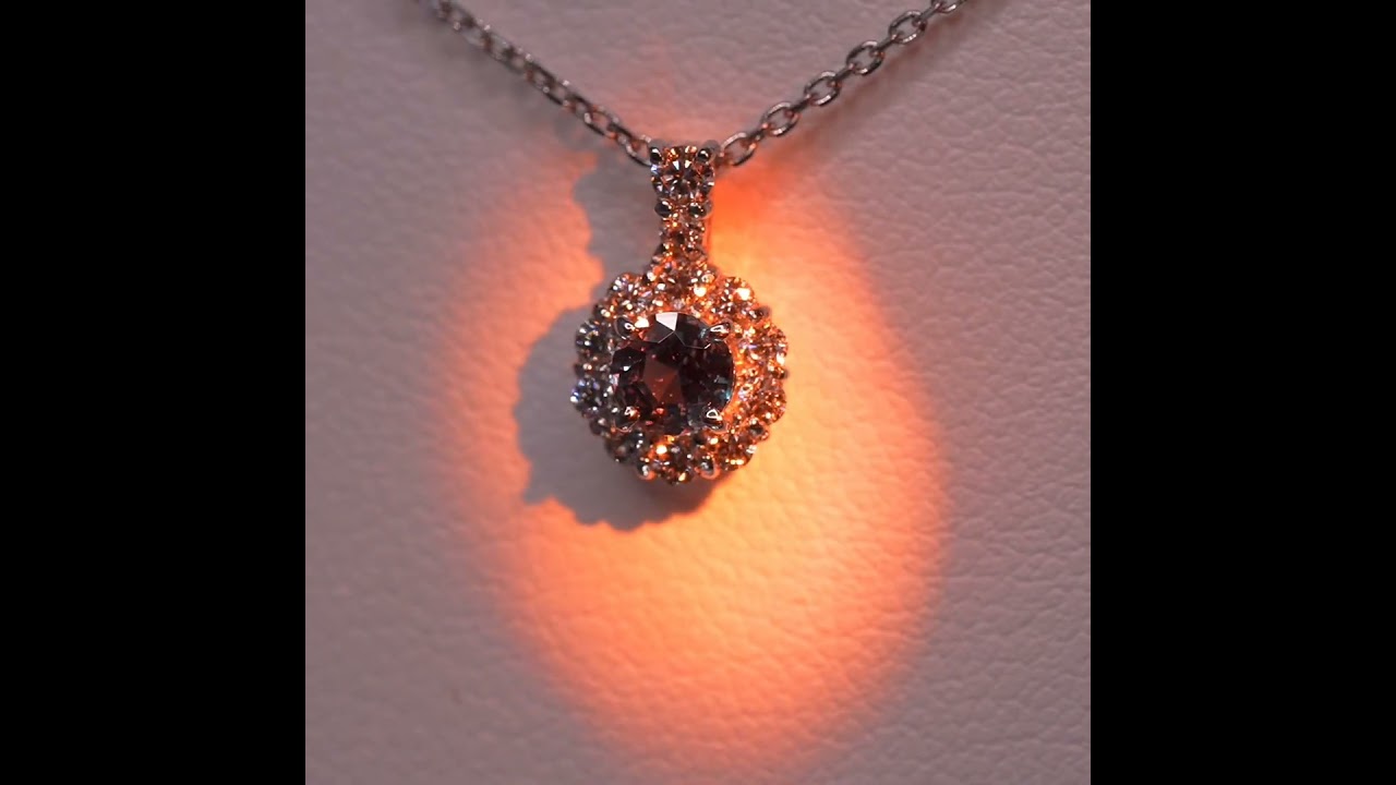 アレキサンドライト ダイヤモンドネックレス AX D 0.277ct D 0.26ct