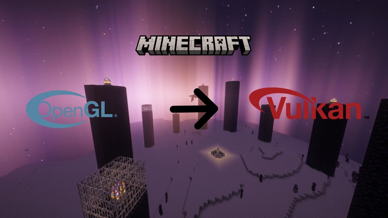 Vulkan Rendering Minecraft Minecraft’s BEST Change EVER! OpenGL → Vulkan Explained - YouTube