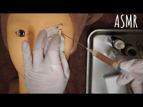 【ASMR】二重手術と唇ヒアルロン酸注入のロールプレイ👁✂💉