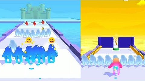 Jelly Clash 3D - 👩😒 All levels Gameplay New Update ( android, iOS )