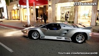 Vector W8 out driving in Beverly Hills