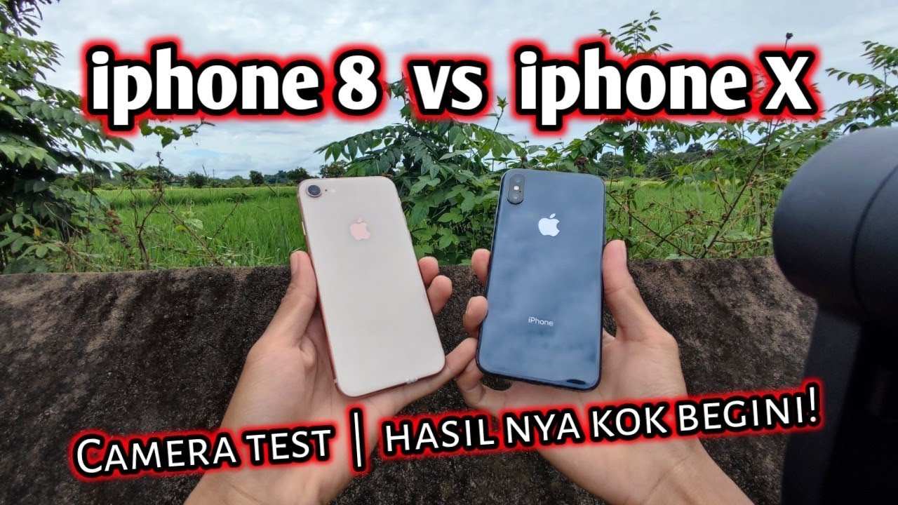 iphone 8 vs iphone x camera test