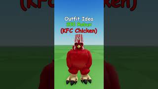 Making Roblox KFC Chicken Outfit Idea 🍗