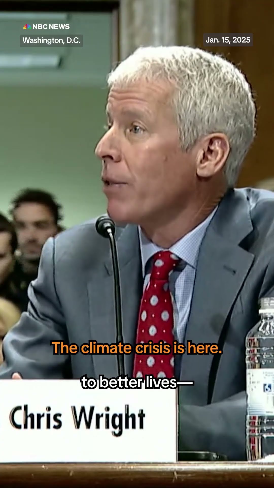 Protesters interrupt confirmation hearing for Chris Wright, Trump's energy secretary pick