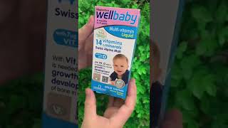 Siro Vitabiotics Wellbaby Multi-vitamin Liquid (150ml) bổ sung 14 vitamin và khoáng chất cho trẻ