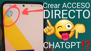 🤖👉📱 Cómo CREAR un ACCESO DIRECTO a CHATGPT en tu CELULAR PASO a PASO