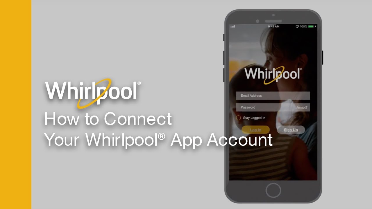 How to create a Whirlpool® App account - YouTube