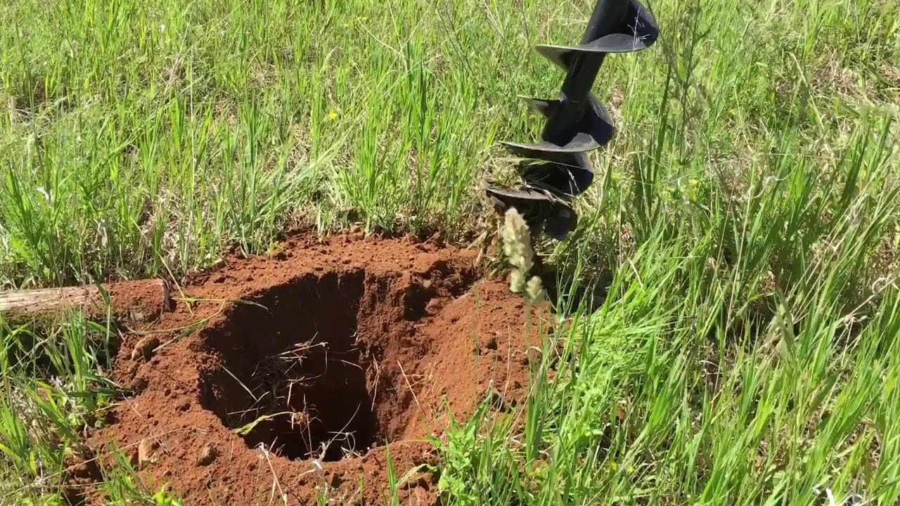 How to use CountyLine PTO Fence Post Hole Digger from Tractor Supply