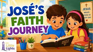🚌💙 José's Faith Journey ✝️ | A Christian Bedtime Story for Kids