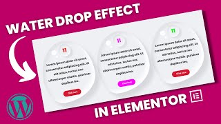 How to create WATER DROP CARDS HOVER EFFECT || ELEMENTOR Pro Tutorial screenshot 3