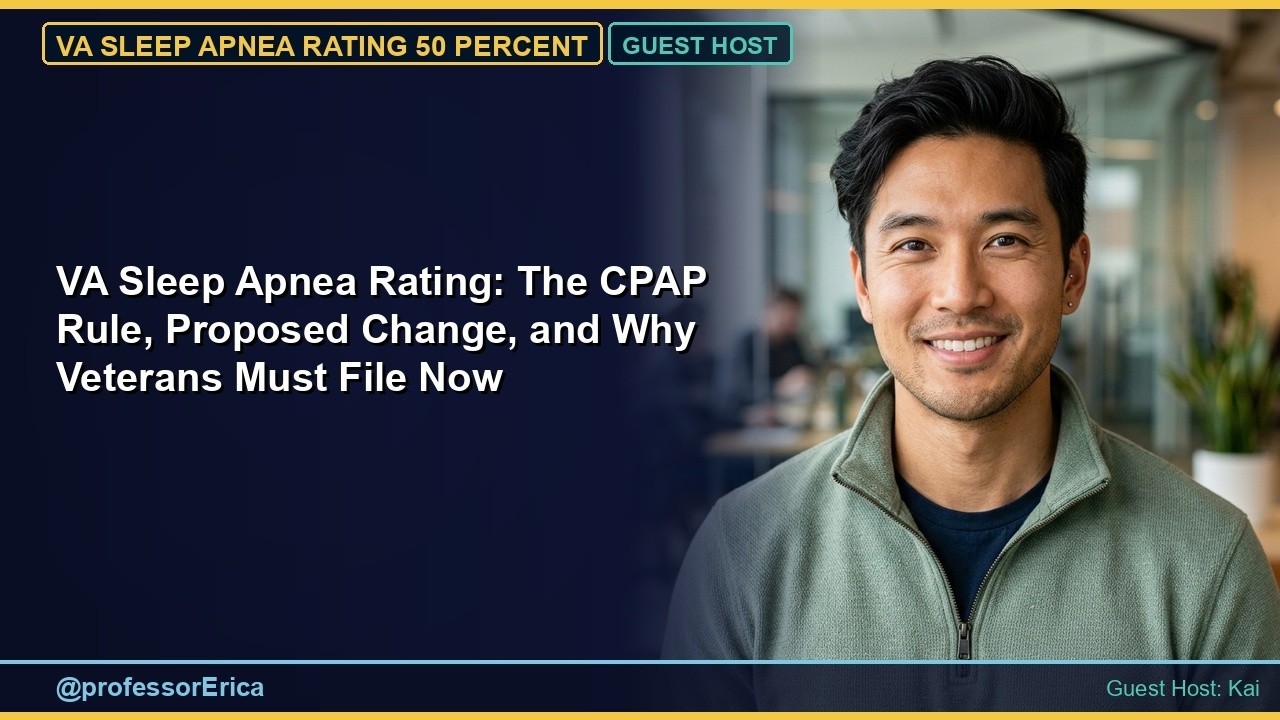 VA Disability: Sleep Apnea — The CPAP Controversy and Filing Now