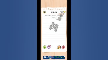 Level 173//Save the mouse from the cats. Brain test/ #games #braintest #killersudoku #puzzler