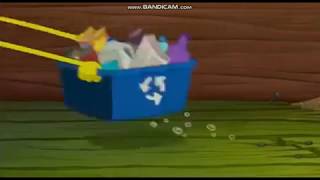 Spongebob mischt Restmรผll mit Recycling