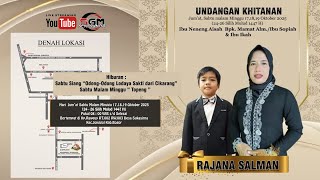 🔴 LIVE STREAMING TOPENG MEKAR HARUM SARI SABTU,18 OKTOBER 2025 KHITANAN RAJANA SALMAN