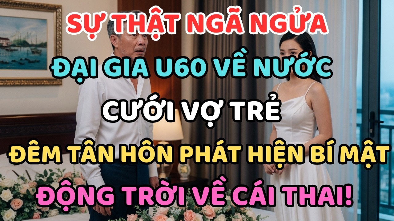 SỰ THẬT NGÃ NGỬA: ĐẠI GIA U60 VỀ NƯỚC CƯỚI VỢ TRẺ ĐÊM TÂN HÔN PHÁT HIỆN BÍ MẬT ĐỘNG TRỜI VỀ CÁI THAI