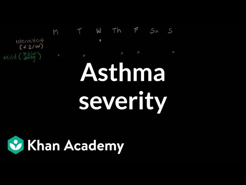 Asthma severity | Respiratory system diseases | NCLEX-RN | Khan Academy