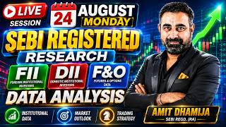 🔴LIVE  Nifty Setup Alert! Big Warning for Nifty Traders | FII DII Data Reveals Something Big