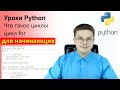 Уроки Python / Что такое циклы, цикл for