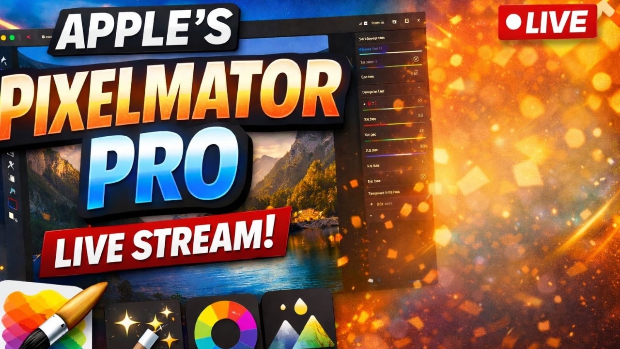 Trying out the new Apple Pixelmator Pro | Live Editing | Apple Creator Studio