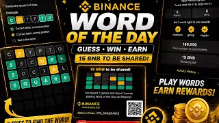 Binance Word of the Day Answer Today 21 May 2026 | Theme: Binance Chat | Binance Word Of The Day
