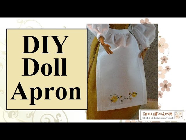 FREE Apron Sewing Pattern and Tutorial for Fashion Dolls - YouTube free-apron-sewing-pattern-and-tutorial-for-fashion-dolls-youtube