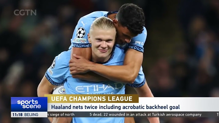 Haaland nets twice including acrobatic backheel goal to give Man City 5-0 victory over Sparta Prague
