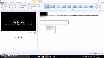 How to add text to your youtube video using Windows Movie Maker
