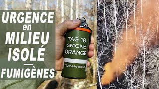 Détresse - Urgence - Hélitreuillage... Utilisation des fumigènes en zone forestière