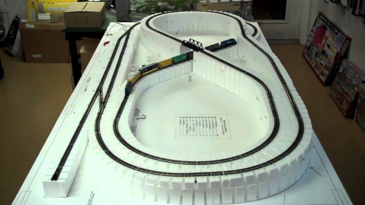 White Rose Hobbies N Scale Layout Build #1 (HD) - YouTube