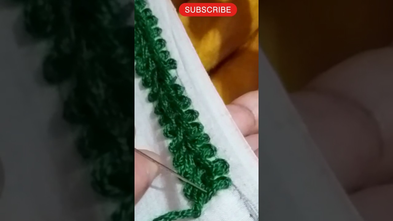 Beautiful broader line  embroidery 🪡🪡🔥🔥