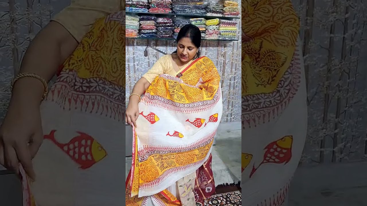 DHONIAKHALI  COTTON  SPECIAL💕 THREAD AND BEYOND💖Whatsapp Booking No 7439473275/9674095565#saree 