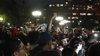 "Bye Bye Cuomo!" Party in NYC Park
