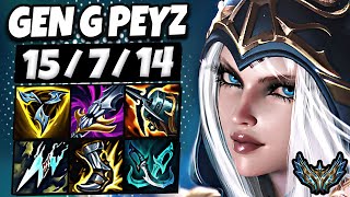 Ashe vs Aphelios ADC [ Gen G Peyz ] Patch 13.12 Korea Challenger ✅