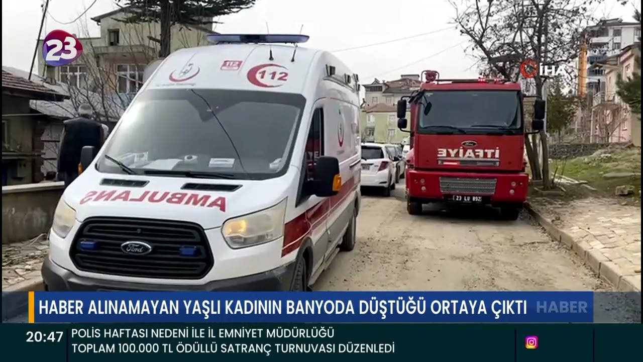 HABER ALINAMAYAN YAŞLI KADININ BANYODA DÜŞTÜĞÜ ORTAYA ÇIKTI