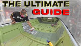 How to Build a Jon Boat Subfloor (Gutting Benches &amp; Prepping Hull!)