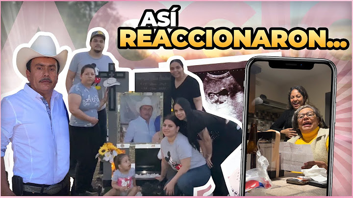 ASÍ REACCIONÓ NUESTRA FAMILIA AL SABER NUESTRO EMBARAZO