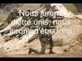 chant militaire - le combat de demain