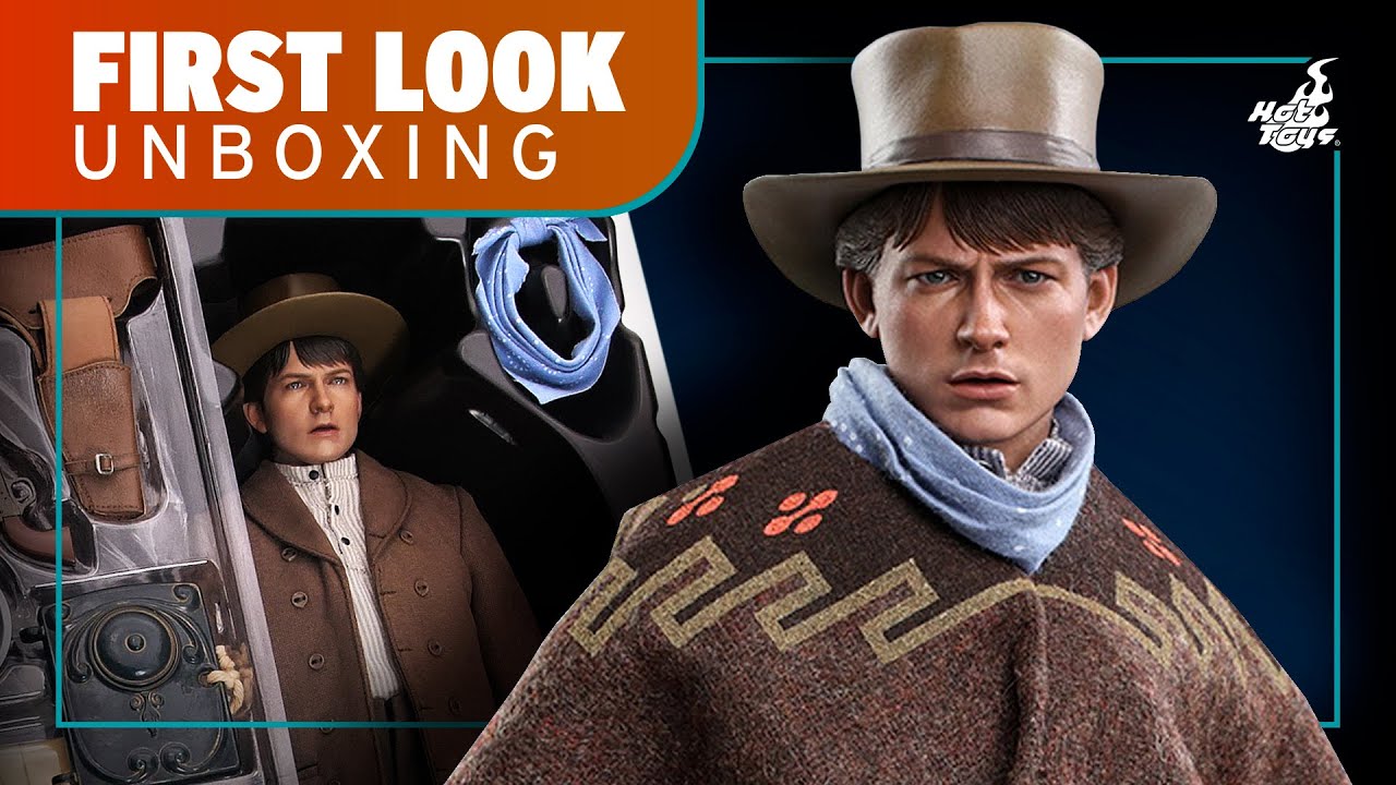 Hot Toys Marty McFly Back to the Future 3 Figure Unboxing | First Look ...