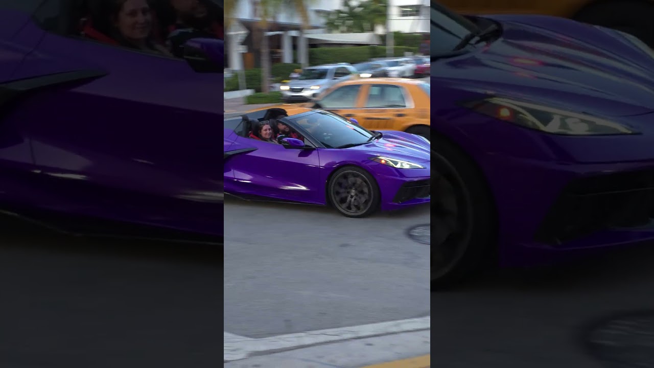 corvette C8#(subscribe please)#cars #carspotting #miami #supercars #corvette