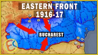 Eastern Front of WW1 animated: 191617