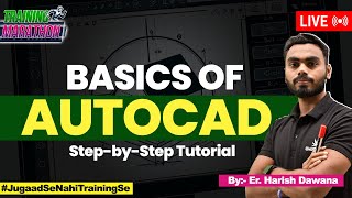 Learn AutoCAD Basics for Beginners in Hindi | StepbyStep Full Tutorial | AutoCAD Basics