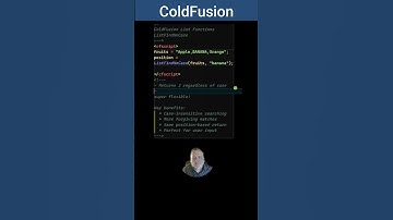 ListFindNoCase - Coldfusion List Function