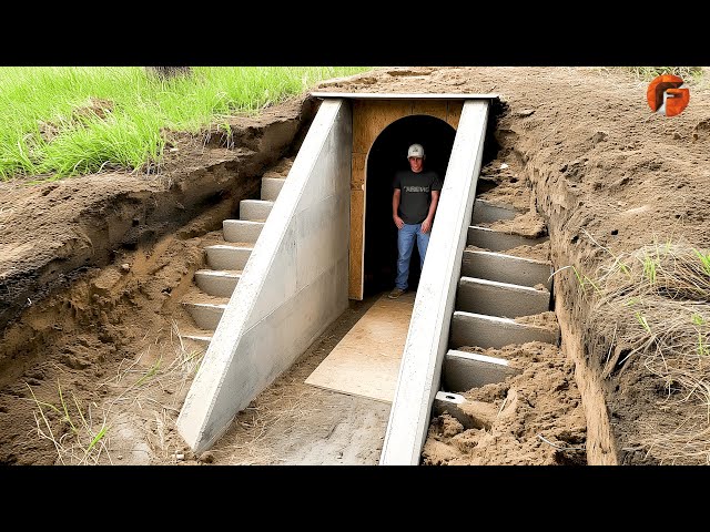 Man Builds Underground Storm Shelter | Start to Finish Build By @tickcreekranch class=