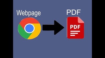 How to save webpage to PDF in Google Chrome