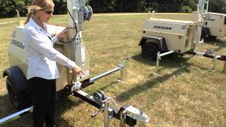 Deree Bivins, product marketing manager with Doosan Portable Power, discusses the LSC light tower.